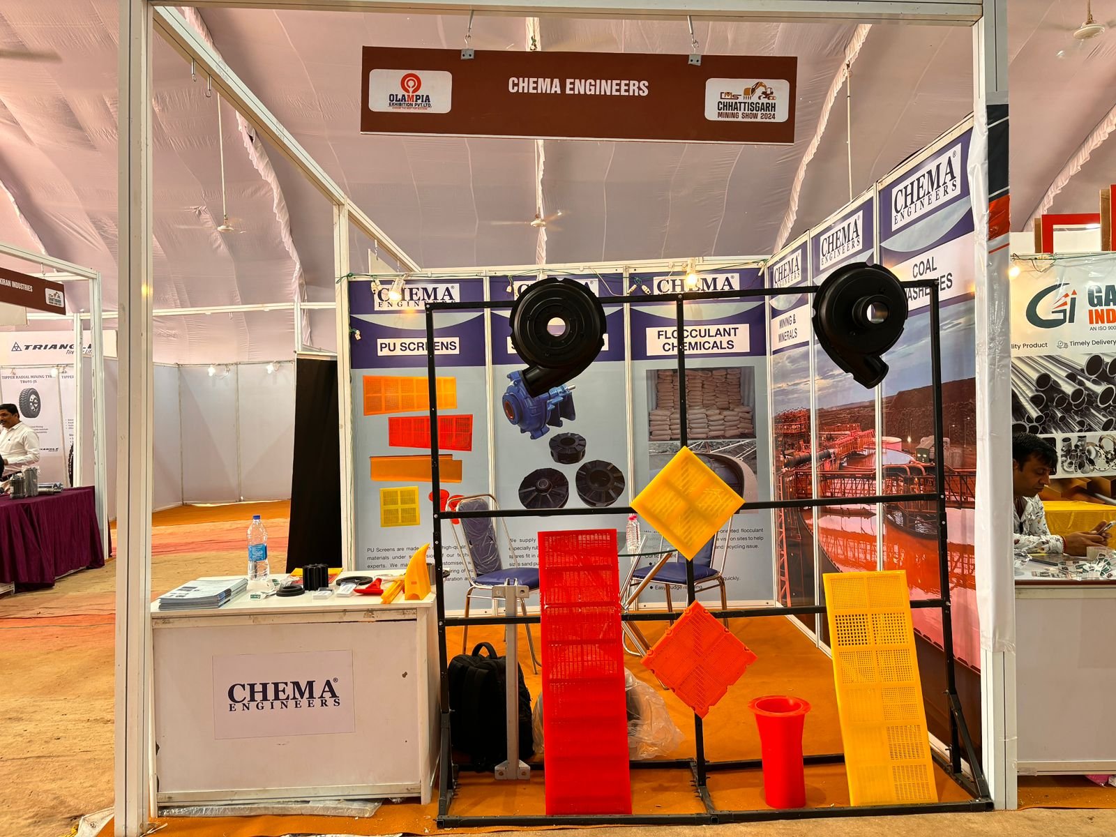 Industrial Slurry Separation display