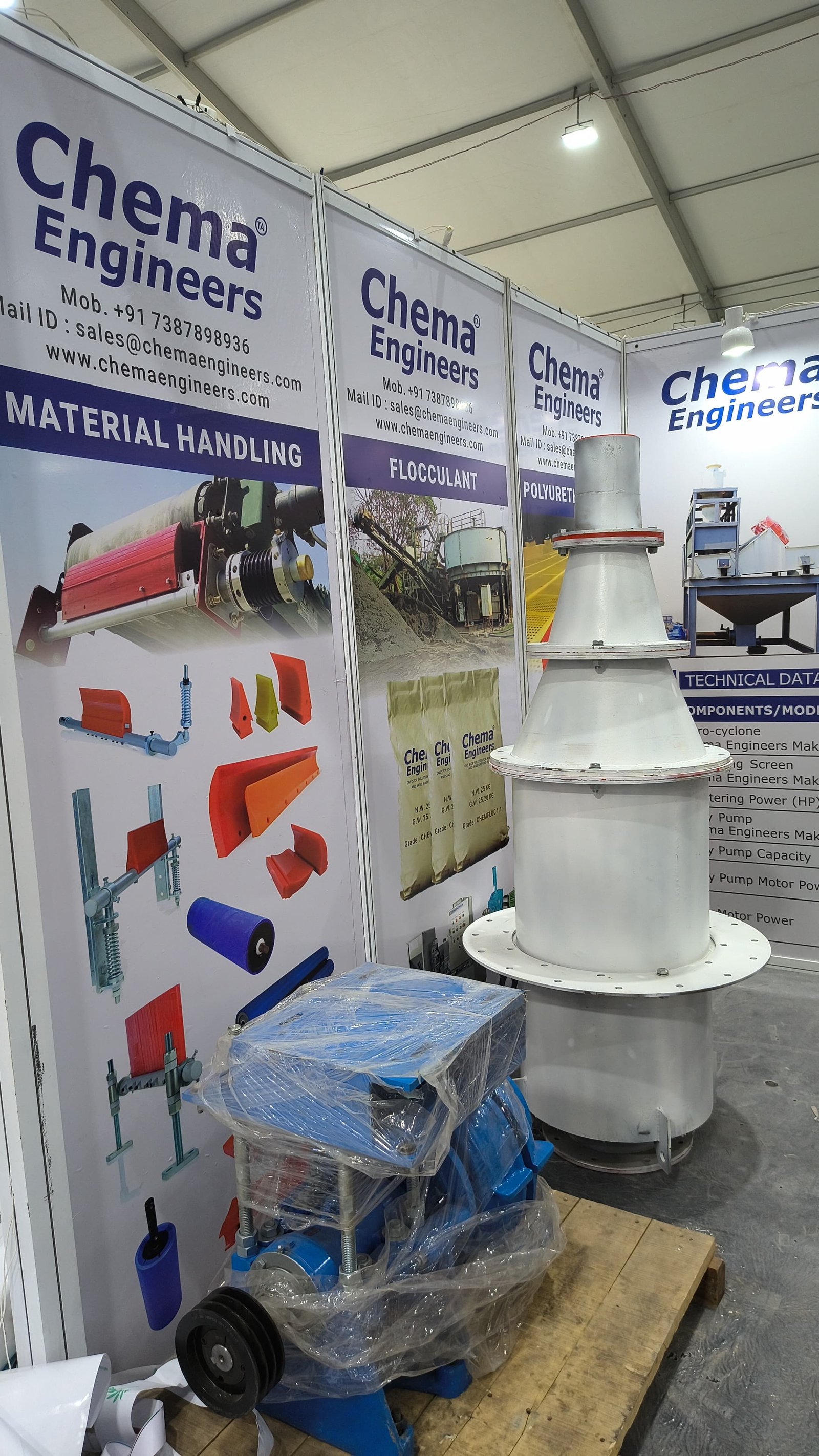 Chema Engineers Stall at IMME Exhibition