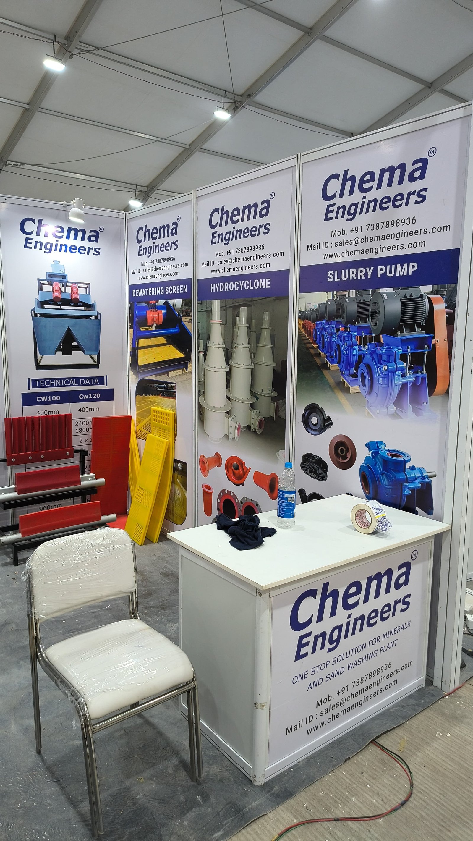 Chema Engineers Slurry Pump Display
